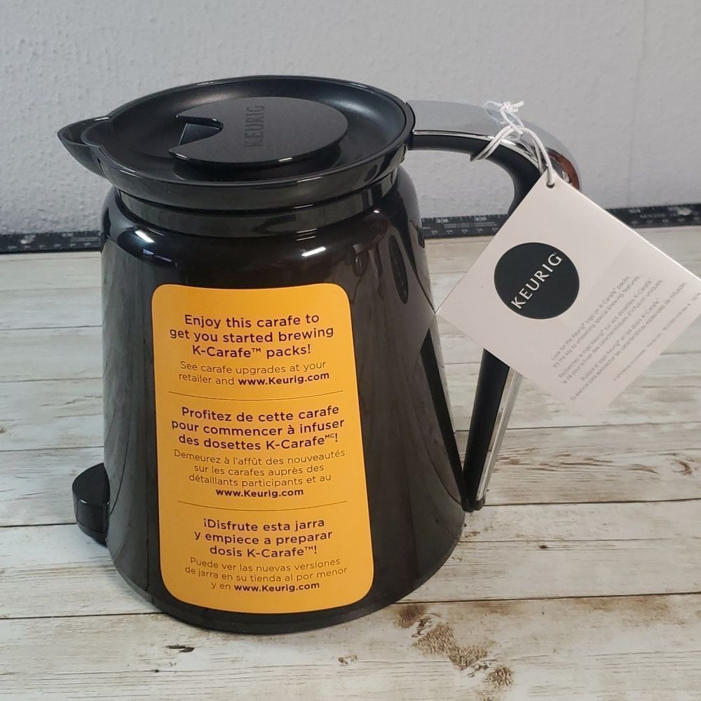 NEW Keurig K-Carafe Big Coffee Pot Storage 32‎ fl.oz. Capacity for Kuerig 2.0